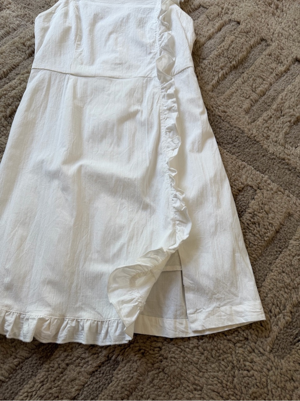 ModCloth White Ruffle Strap Dress - Picture 13 of 13